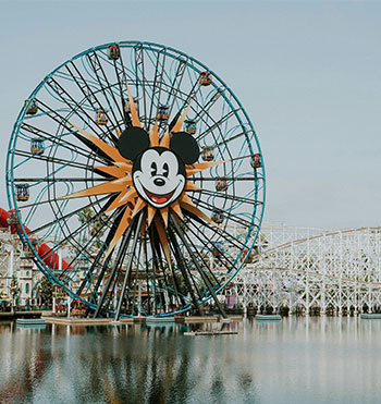 mickey mouse ferris wheel at disney park